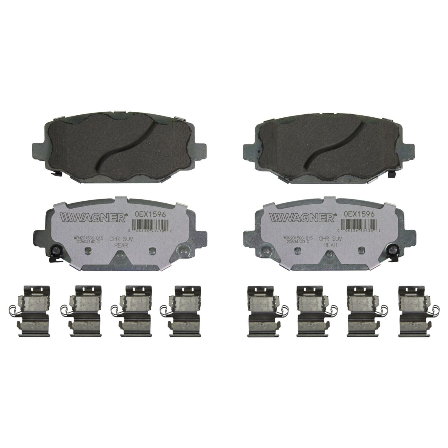 Wagner Brake OEX1596 Disc Brake Pad product image 1 of 1