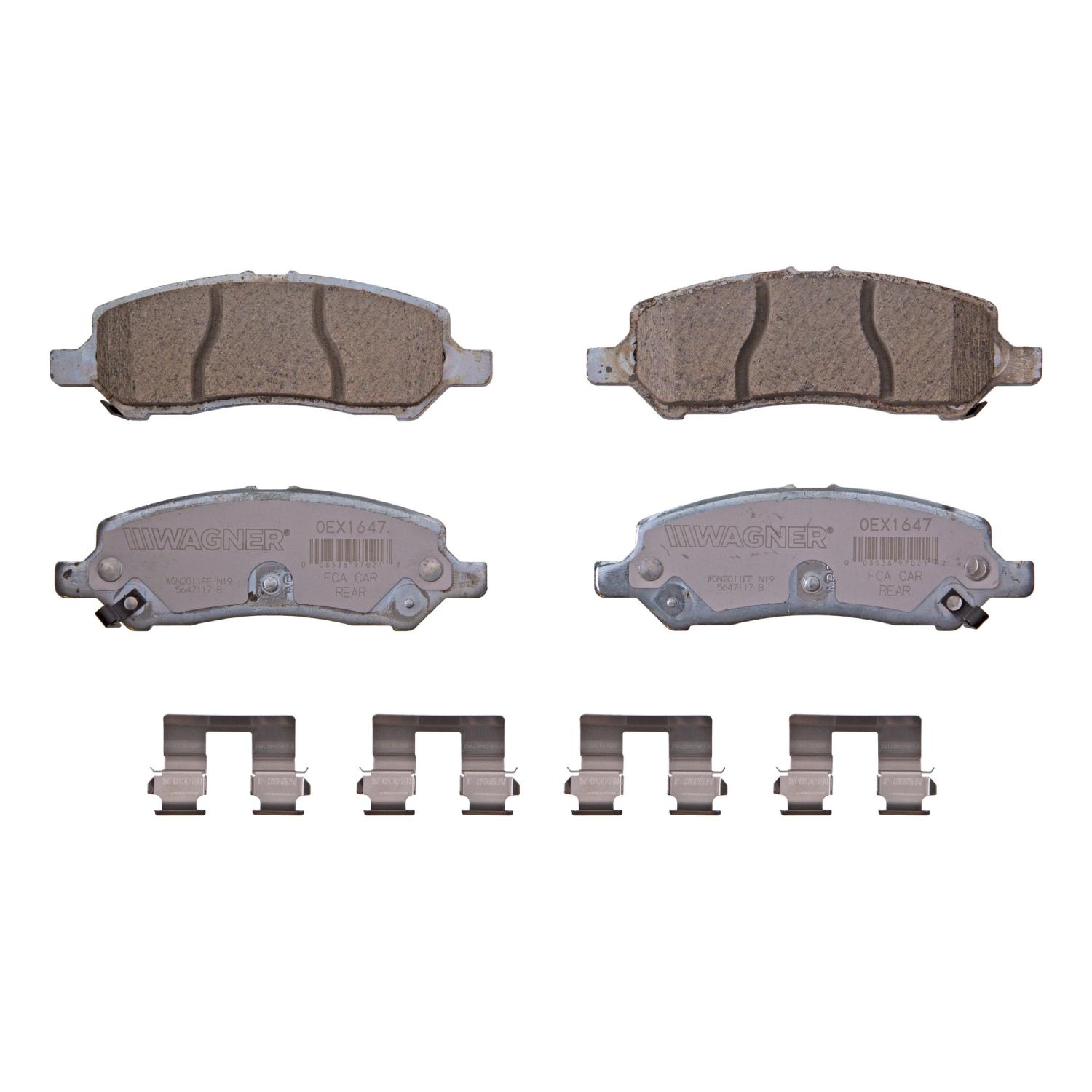 Wagner Brake OEX1647 - Disc Brake Pad Wagner Brake OEX1647 Disc Brake Pad product image 1 of 1