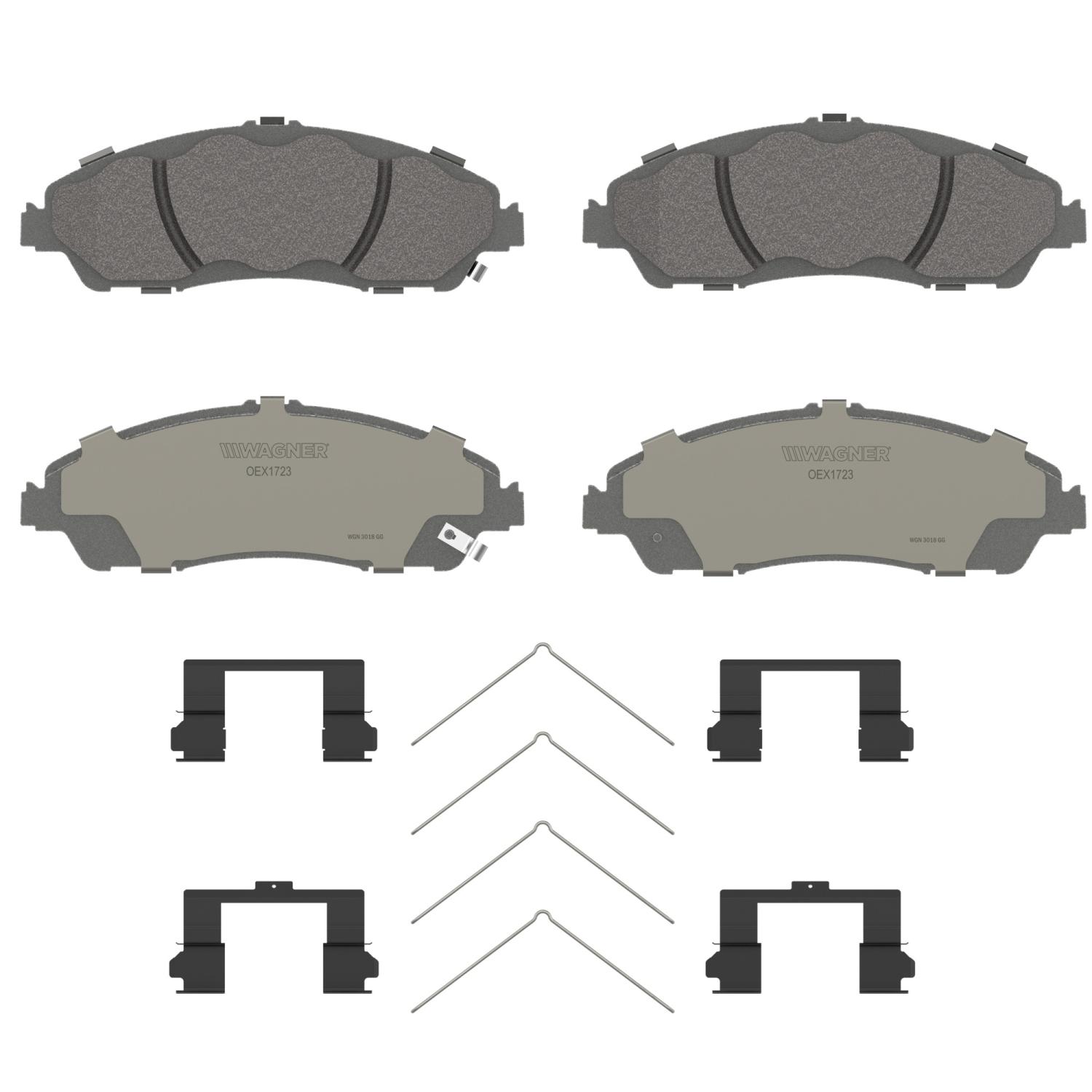 Wagner Brake OEX1723 - Disc Brake Pad Wagner Brake OEX1723 Disc Brake Pad product image 1 of 1