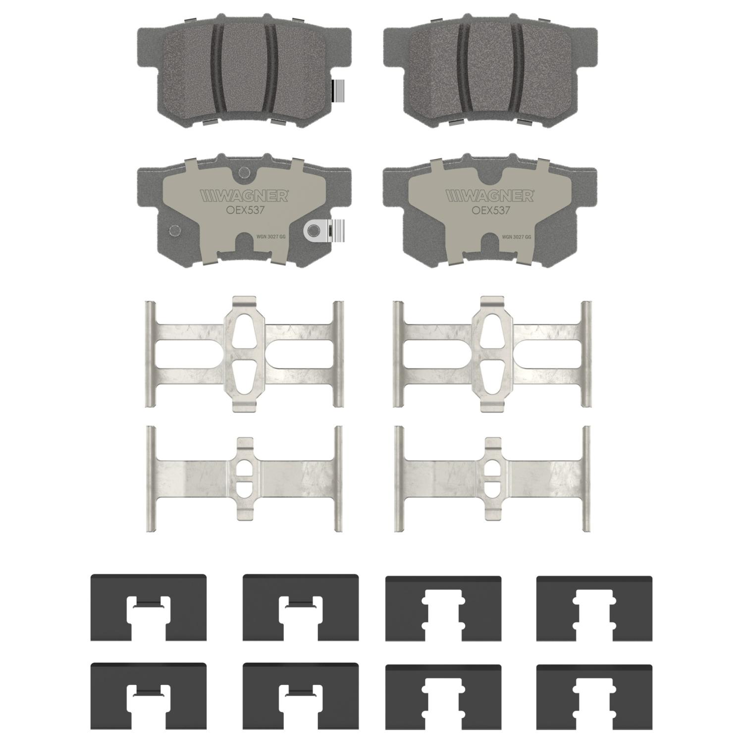 Wagner Brake OEX537 - Disc Brake Pad Wagner Brake OEX537 Disc Brake Pad product image 1 of 1