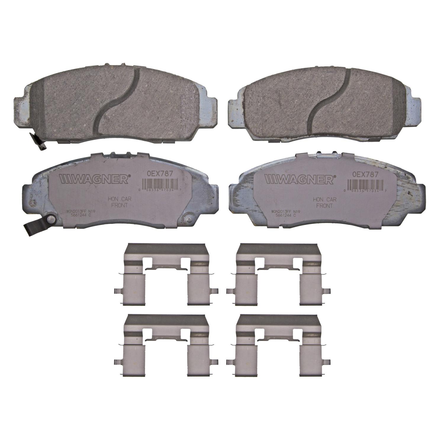 Wagner Brake OEX787 - Disc Brake Pad Wagner Brake OEX787 Disc Brake Pad product image 1 of 1