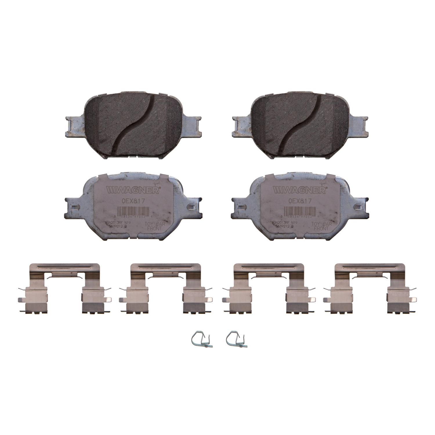 Wagner Brake OEX817 - Disc Brake Pad Wagner Brake OEX817 Disc Brake Pad product image 1 of 1