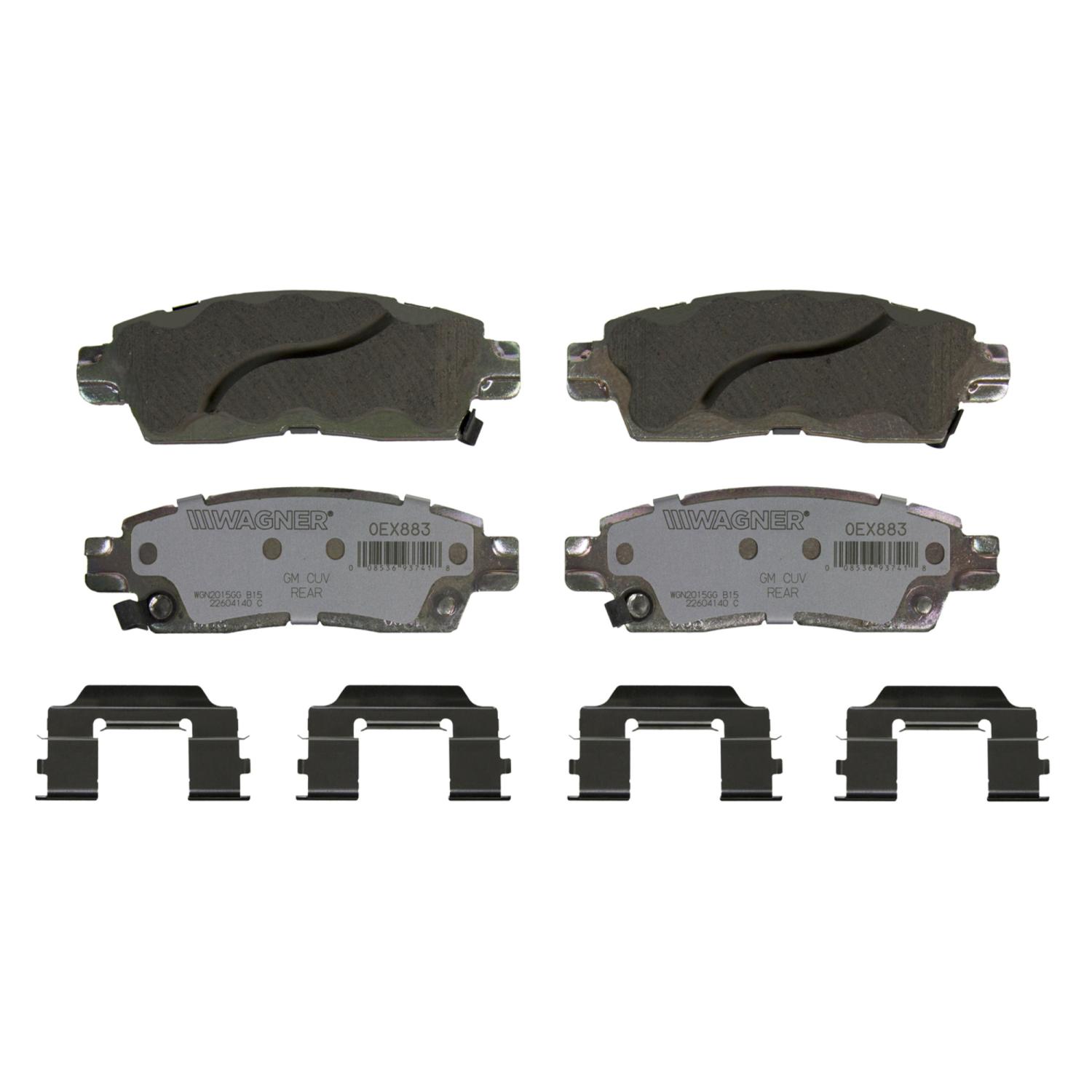 Wagner Brake OEX883 - Disc Brake Pad Wagner Brake OEX883 Disc Brake Pad product image 1 of 1