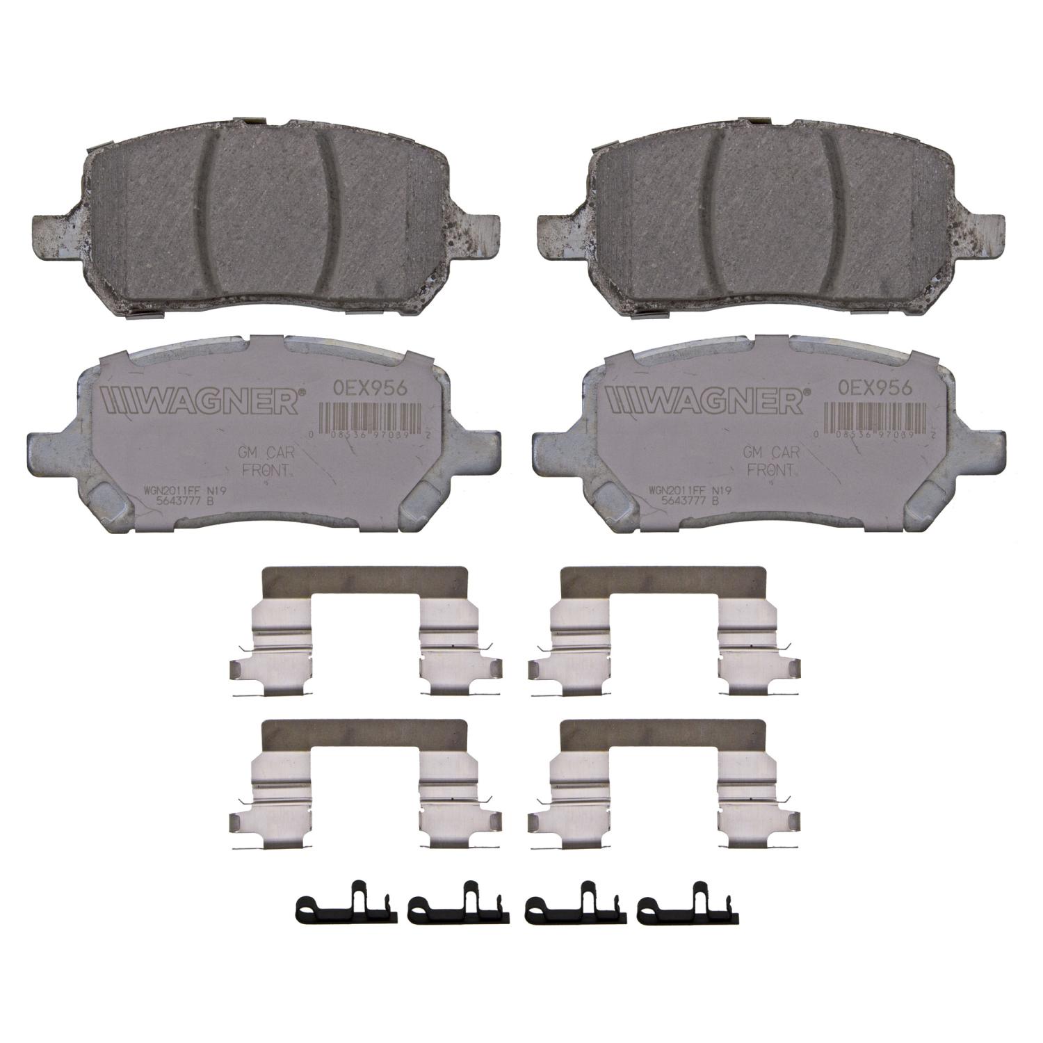 Wagner Brake OEX956 - Disc Brake Pad Wagner Brake OEX956 Disc Brake Pad product image 1 of 1