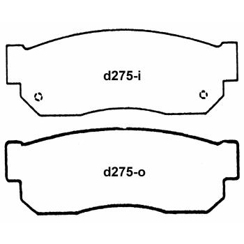 Wagner Brake PD275 Disc Brake Pad product image 1 of 1