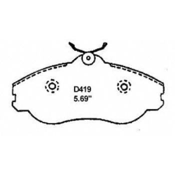 Wagner Brake PD419 Disc Brake Pad product image 1 of 1