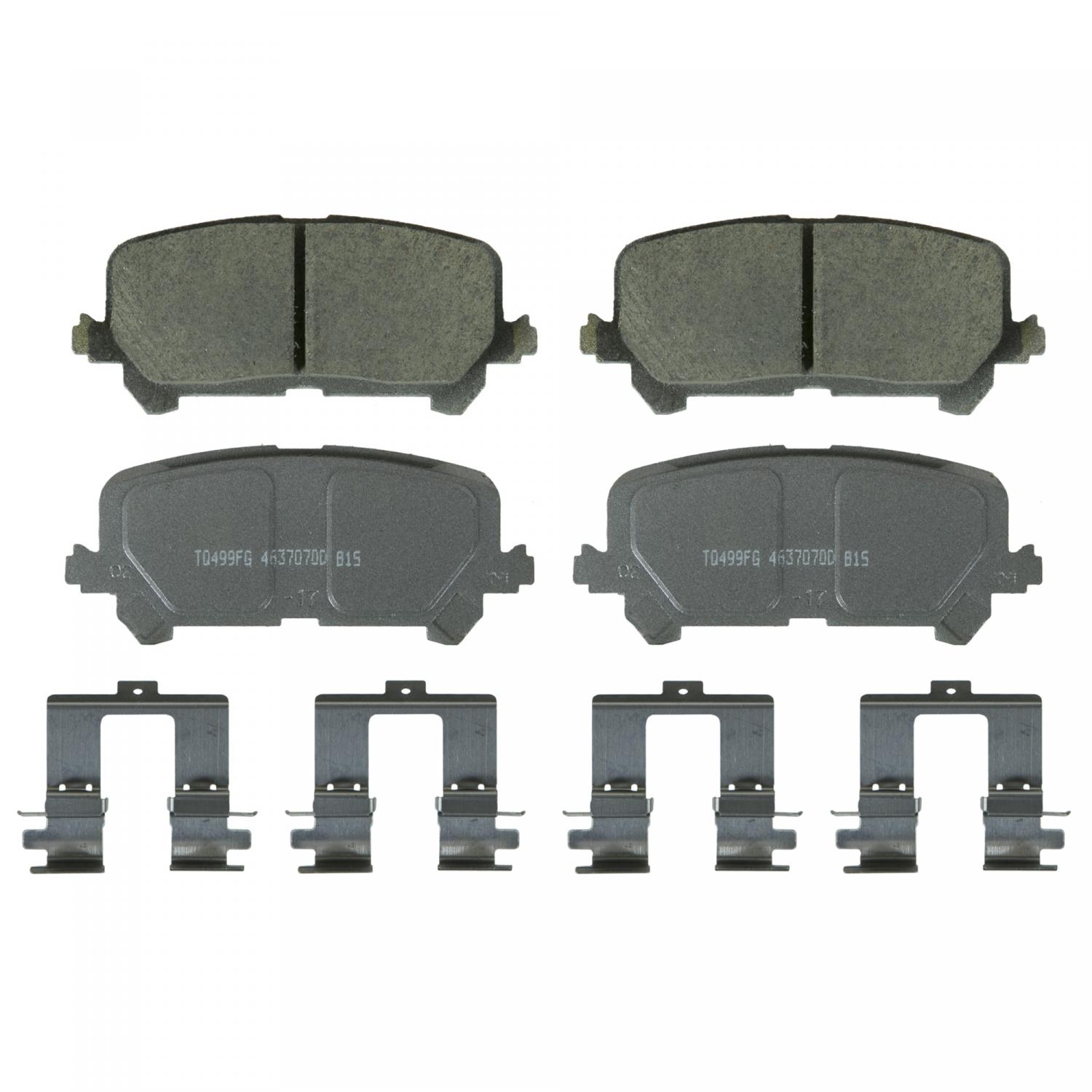 Wagner Brake QC1724 Disc Brake Pad product image 1 of 1
