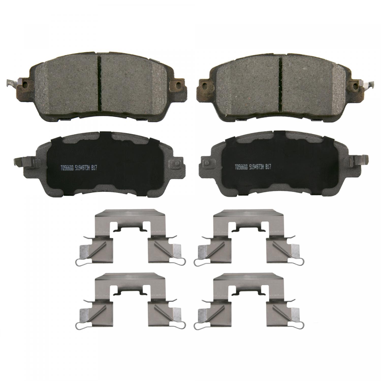 Wagner Brake QC1852 Disc Brake Pad product image 1 of 1