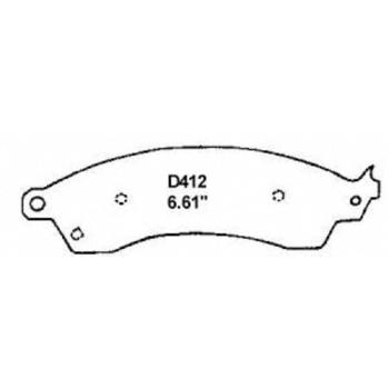 Wagner Brake SX412 Disc Brake Pad product image 1 of 1
